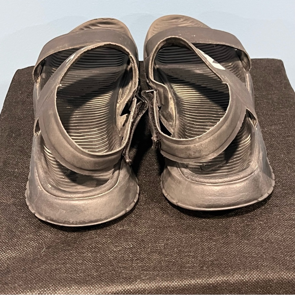 Nike Tanjun Womens Sandals Black White Slingback Shoes Size 10 - Picture 5 of 7